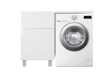 Тумба с раковиной Эстет Dallas Luxe 100 ФР-00002315 36х48х86 напольная цвет белый