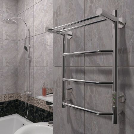 Полотенцесушитель электрический Тругор Пэк Пэксп6П60х4032 45х60 хром