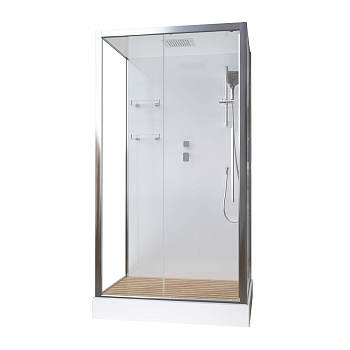 Душевая кабина Acquazzone Bogema 110 110х80 прямоугольная с крышей ориентация универсальная