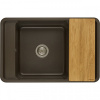 Кухонная мойка Aquaton Беллис 1A725032BS280 78х51 цвет коричневый поверхность матовая