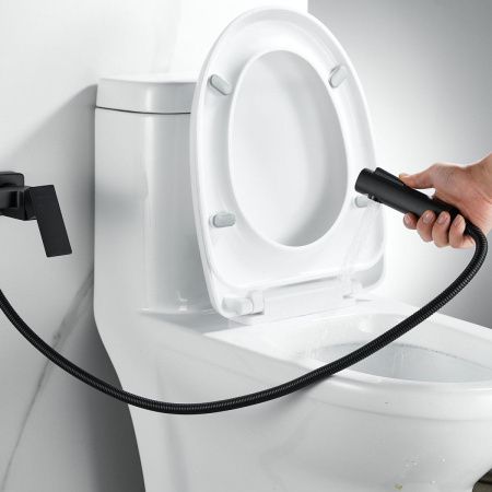 Гигиенический душ со смесителем Shevanik S96H S9605H-1 черный