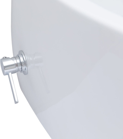 Чаша унитаза подвесная Allen Brau Fantasy 4.11HC1.20 цвет белый без сиденья безободковая каскадный смыв