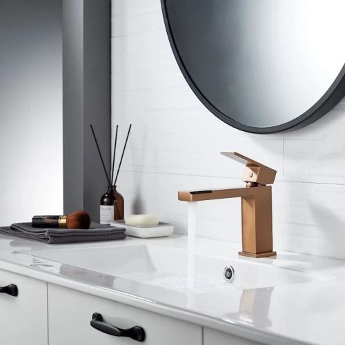 Смеситель Knotlor STABLE KN-20/RB на раковину бронза - фото 5