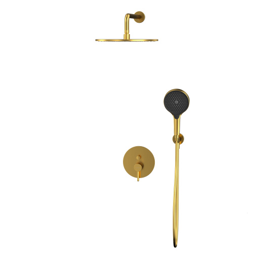 Душевая система Whitecross Y brushed gold YSET04TOPGLB встраиваемая - фото 2