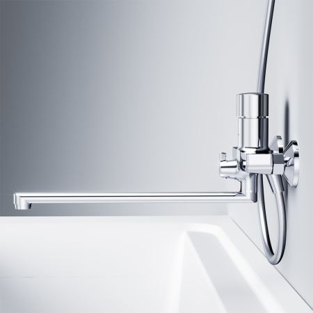 Смеситель для ванны и душа Am.Pm X-Joy F85A90500 настенный хром