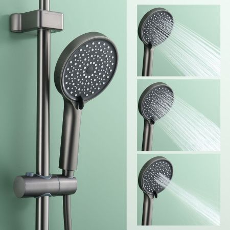 Душевая стойка Splenka S50.24.09 настенная цвет серый