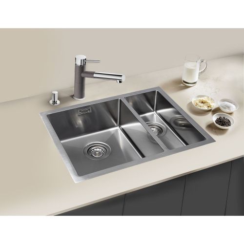 Кухонная мойка Grandex Aqua PROLINE 58 300208 59х45 цвет сатин поверхность матовая - фото 4