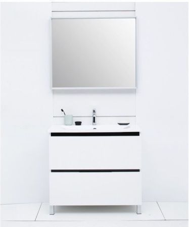 Зеркало с подсветкой De Aqua Алюминиум AL604090S 90х80 подвесное