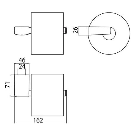 Бумагодержатель Emco Trend 0205 001 00