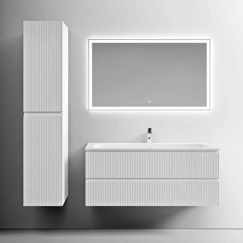 Тумба под раковину Sancos SNOB T SNT120W 120х40 подвесная цвет белый - фото 2