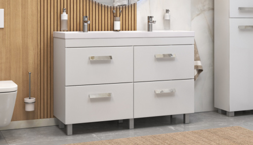 Тумба под раковину Velvex ORLANDO tnORL.120-211 120х45х80 напольная цвет белый - фото 3