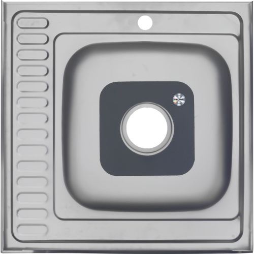 Кухонная мойка Melana 006 t L (*10) 60x60 цвет хром - фото 3