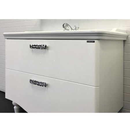 Тумба с раковиной Comforty Монако 00-00004768CF 100х50 напольная цвет белый