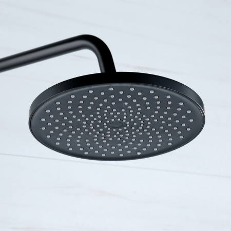 Верхний душ Bond Circle B01-9988 черный матовый