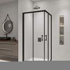Душевой уголок RGW Passage 02083188-14 80х80 стекло прозрачное профиль черный без поддона
