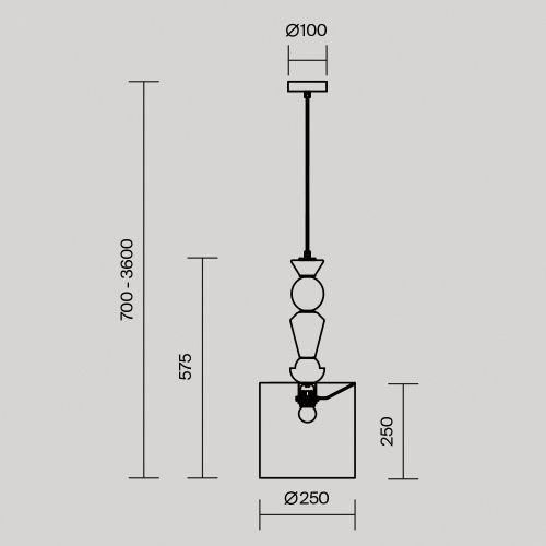 Светильник подвесной Maytoni Comforty Modern MOD298PL-01W2 - фото 4