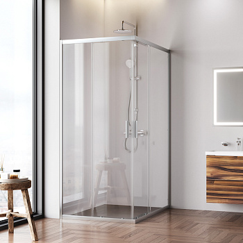 Душевой уголок Am.Pm Gem W90G-403-120290-MT 120х90 стекло прозрачное профиль хром матовый без поддона