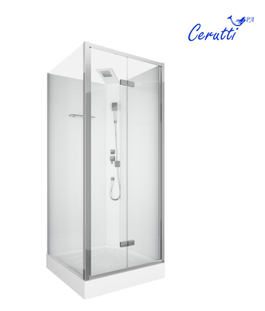 Душевая кабина Cerutti SPA BELLA90T 90х90 квадратная без крыши