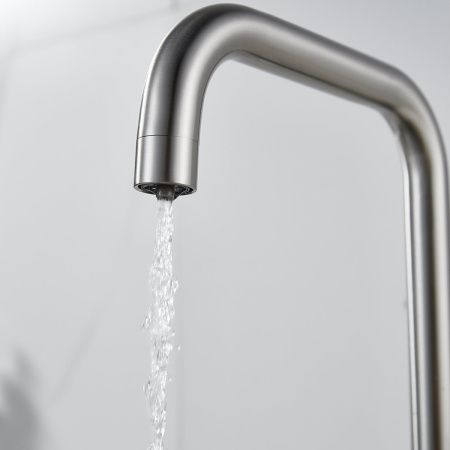 Смеситель для кухни Shevanik S228L на мойку сатин