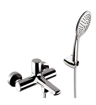 Смеситель для ванны Daniel Fusion FU610-RL настенный медь глянцевая