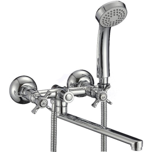 Смеситель для ванны D-Lin D143807-F настенный хром - фото 2