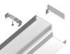 Алюминиевый накладной профиль Ambrella Light Alum Profile (Алум Профиле) GP1700WH