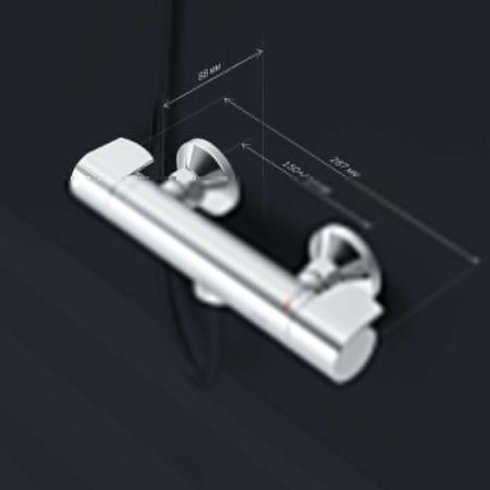 Смеситель для душа Am.Pm X-Joy F85A40000 настенный хром