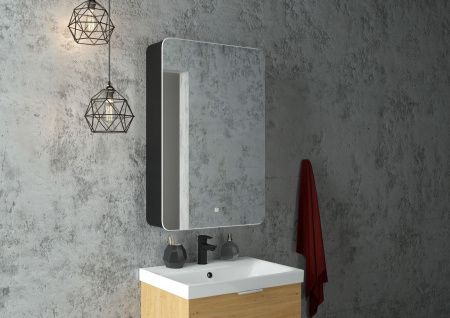 Зеркало-шкаф Continent Eltoro Black МВК113 60х90 подвесной