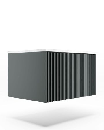 Тумба под раковину La Fenice Terra FNC-01-TER-G-60 60х50 подвесная цвет серый