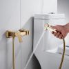 Гигиенический душ со смесителем Shevanik S137G золото