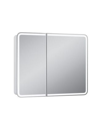 Зеркало-шкаф Continent Elliott МВК031 100х80 подвесной цвет белый