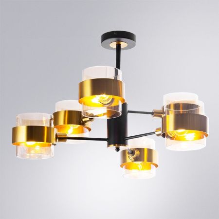 Люстра на штанге Arte Lamp Carlo (Царло) A8205SP-6BK