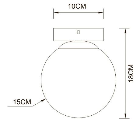 Настенно-потолочный светильник Arte Lamp Alcor (Алцор) A2224PL-1PB