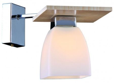 Бра Natali Kovaltseva Trento (Тренто) TRENTO 11401/1W CHROME, WHITE OAK