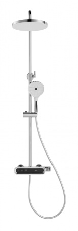 Душевая стойка Arrow AMG13S869ACP настенная цвет хром с термостатом