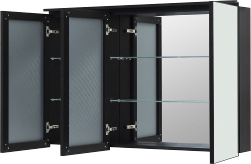 Зеркало-шкаф De Aqua Алюминиум 261762 120х14х77 подвесной - фото 2 Зеркало-шкаф De Aqua Алюминиум 261762 120х14х77 подвесной - фото 2