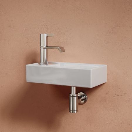 Раковина из сантехнического фарфора Ceramica Nova ELEMENT CN6051R 40х20 подвесная цвет белый 1 отверстие под смеситель