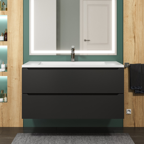 Раковина Uperwood Infinity 100 см 45383433000 полувстраиваемая цвет белый - фото 4