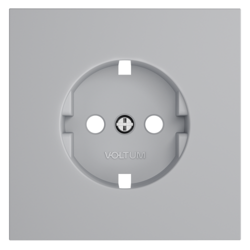 Накладка для розетки с заземлением VOLTUM S70 VLS000616 - фото 2