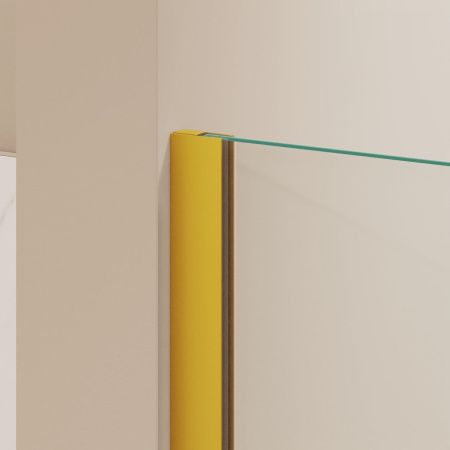 Душевая перегородка RGW Walk In 351005013-16 110х195 стекло прозрачное профиль золото