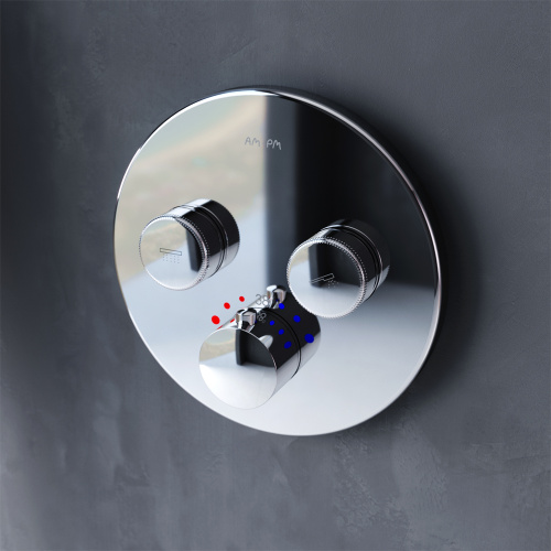 Смеситель для душа Am.Pm Inspire V2.0 F50A85700 встраиваемый в стену хром с термостатом