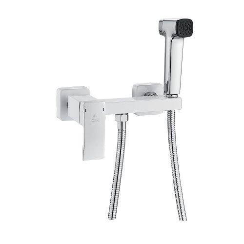 Гигиенический душ со смесителем Rose R1505F-1 белый/хром - фото 2