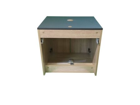 Тумба с раковиной Sintesi STL.W7023_SIN-LVB-APP-409GM 60х60 подвесная цвет коричневый