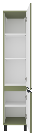 Шкаф-пенал Brevita Enfida ENF-05035-0801R 40х170 подвесной цвет зеленый