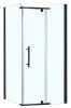 Душевой уголок Azario Edmonton AZ-NNC1231 900 BLACK 90х90 стекло прозрачное профиль черный без поддона