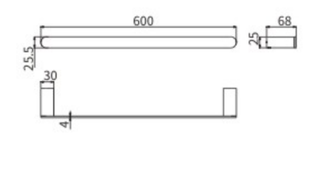 Полотенцедержатель CeramaLux Florenzia 63108
