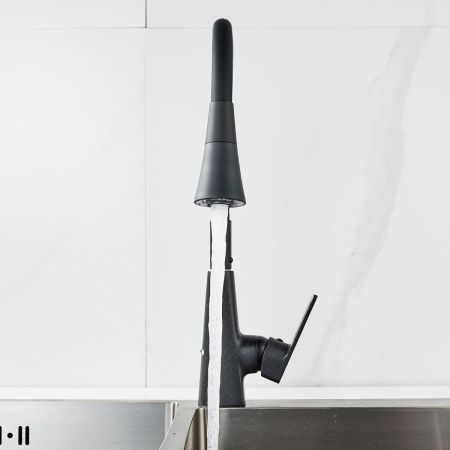 Смеситель для кухни Raffine F313H-3 на мойку черный