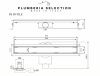 Душевой лоток Plumberia Selection PST IN-TILE PST100OB 100х5 черный