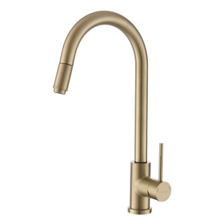 Смеситель для кухни Voda VSL519G на мойку золото