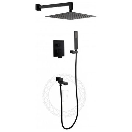 Душевая система Filarete FL1040BL встраиваемая в стену цвет черный
